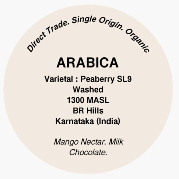 BRT Arabica Peaberry (Beans & Grounds)