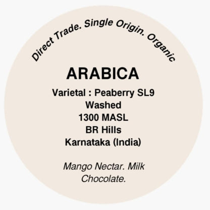 BRT Arabica Peaberry (Beans & Grounds)